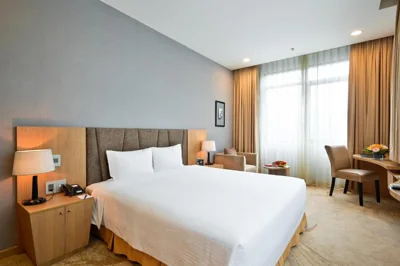 シティビュー付きデラックスキングルーム — Muong Thanh Grand Saigon Centre Hotel