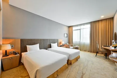 シティビュー付きデラックスツインルーム — Muong Thanh Grand Saigon Centre Hotel