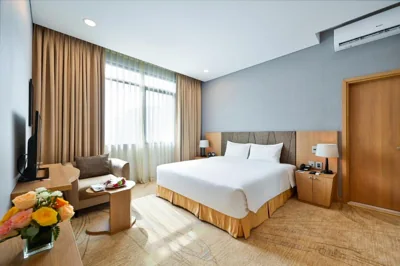 シティビュー付きプレミアムデラックスキングルーム — Muong Thanh Grand Saigon Centre Hotel